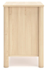 Cabinella Tan Nightstand by Ashley at Eve Furniture