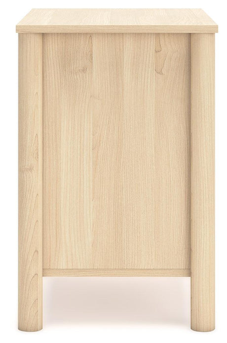 Cabinella Tan Nightstand by Ashley at Eve Furniture