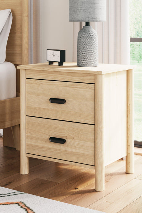 Cabinella Tan Nightstand by Ashley at Eve Furniture