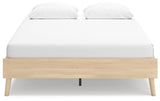 Cabinella Tan Queen Platform Bed by Ashley at Eve Furniture