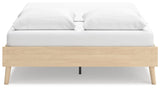 Cabinella Tan Queen Platform Bed by Ashley at Eve Furniture