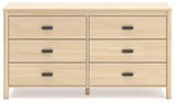 Cabinella Tan Dresser by Ashley at Eve Furniture