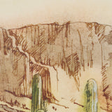 Cactus Country II by Mercana Studio Hand-Embellished Textured Framed Canvas Artwork by Mercana at Eve Furniture