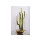 cactus II by Mercana Studio a Hand Embellished Textured Canvas by Mercana at Eve Furniture