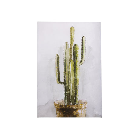 cactus II by Mercana Studio a Hand Embellished Textured Canvas by Mercana at Eve Furniture