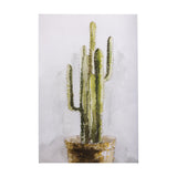 cactus II by Mercana Studio a Hand Embellished Textured Canvas by Mercana at Eve Furniture