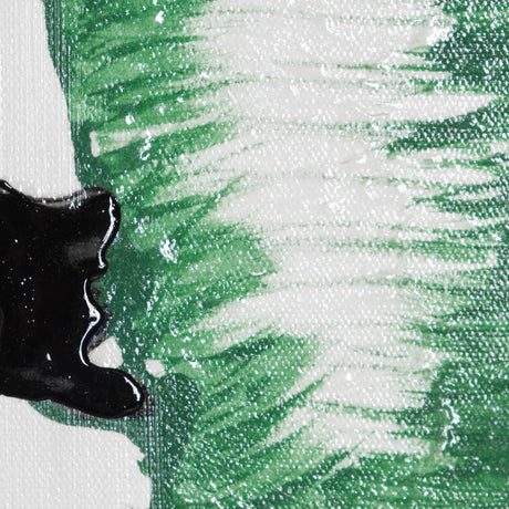 Cactus II by Mercana Studio a Hand Embellished Textured Framed Art Print Matted under Glass by Mercana at Eve Furniture