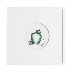 Cactus III by Mercana Studio a Hand Embellished Textured Framed Art Print Matted under Glass by Mercana at Eve Furniture
