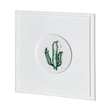 Cactus IV by Mercana Studio a Hand Embellished Textured Framed Art Print Matted under Glass by Mercana at Eve Furniture