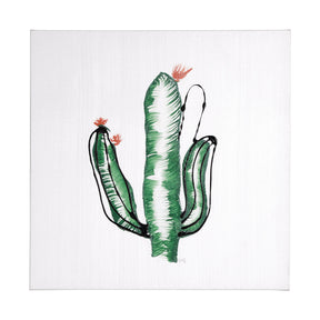 Cactus IV by WRG a Hand Embellished Textured Canvas by Mercana at Eve Furniture