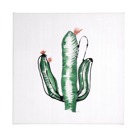 Cactus IV by WRG a Hand Embellished Textured Canvas by Mercana at Eve Furniture