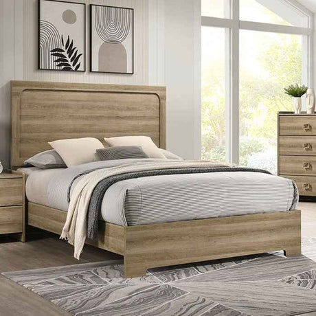 Cadden Dusty Oak 4-Piece Queen Bedroom Set by Furniture of America at Eve Furniture