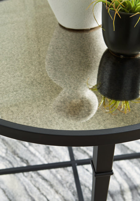 Cadeburg Black Accent Table by Ashley at Eve Furniture