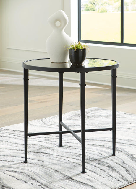 Cadeburg Black Accent Table by Ashley at Eve Furniture