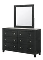 Cadence Black Bedroom Mirror (Mirror Only) by Crown Mark at Eve Furniture