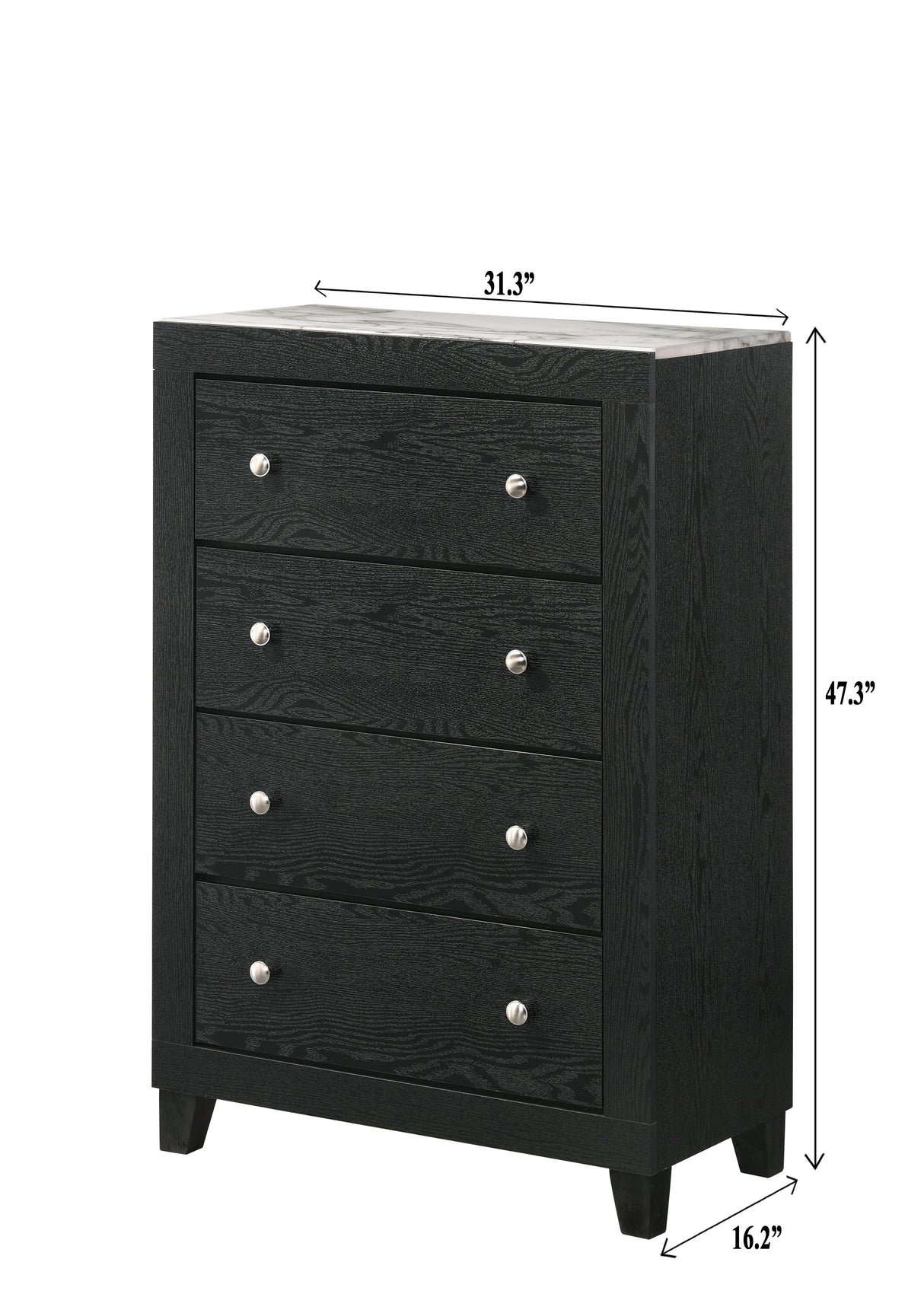 Cadence Black Chest by Crown Mark at Eve Furniture