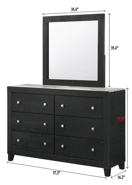 Cadence Black Dresser by Crown Mark at Eve Furniture