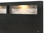 Cadence Black King LED Panel Bed by Crown Mark at Eve Furniture