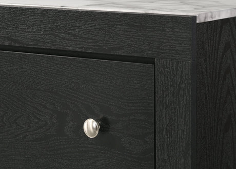 Cadence Black LED Panel Bedroom Set by Crown Mark at Eve Furniture