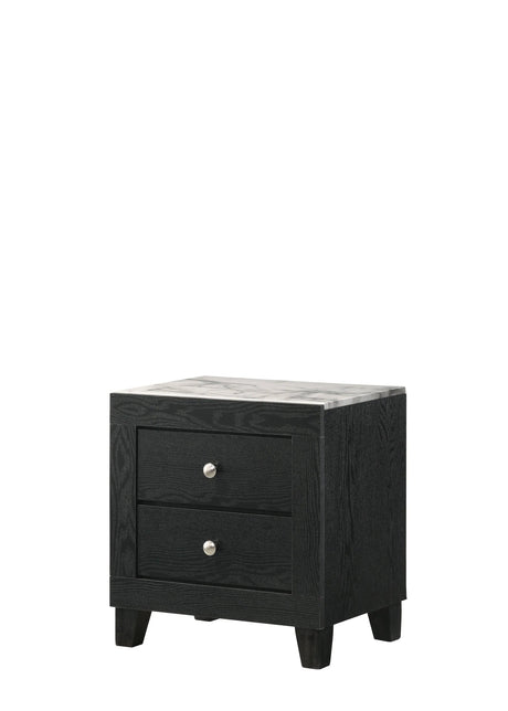 Cadence Black LED Panel Bedroom Set by Crown Mark at Eve Furniture