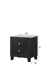 Cadence Black Nightstand by Crown Mark at Eve Furniture