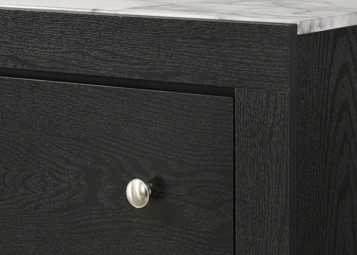 Cadence Black Panel Bedroom Set by Crown Mark at Eve Furniture