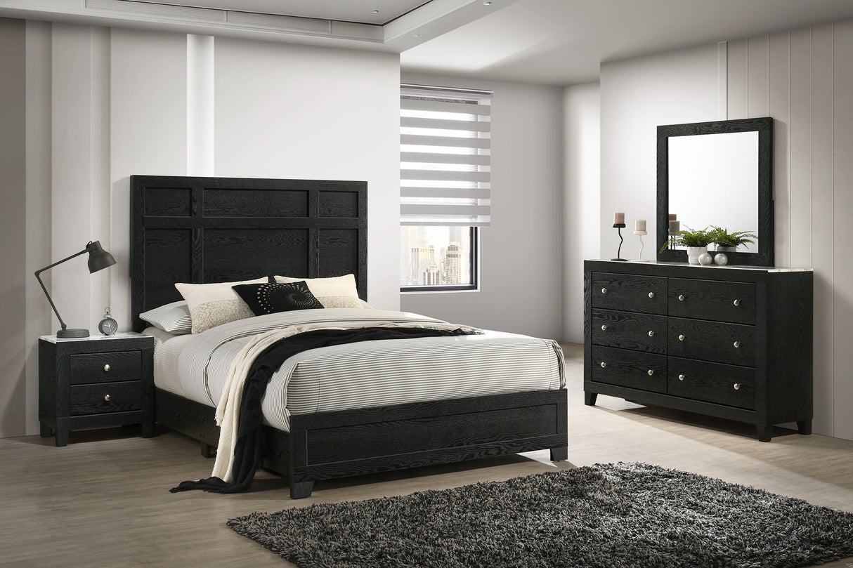 Cadence Black Panel Bedroom Set by Crown Mark at Eve Furniture