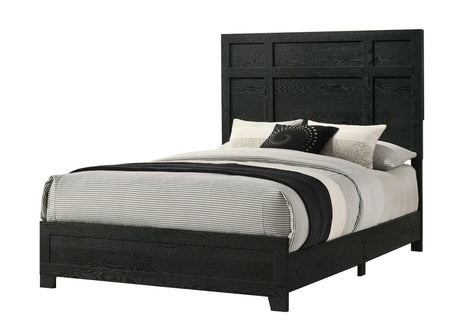 Cadence Black Panel King Bed by Crown Mark at Eve Furniture