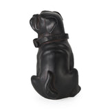 Cadence 4L x 5W Black Resin Pug Dog by Mercana at Eve Furniture