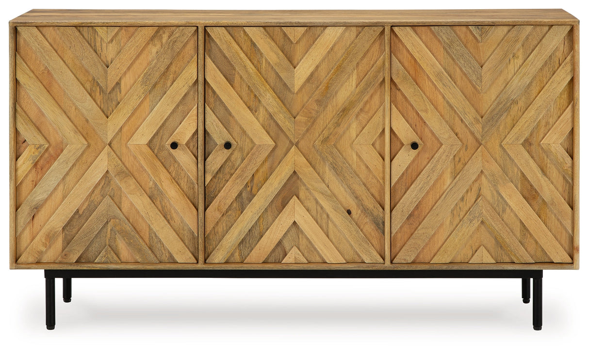 Cadewick Natural Accent Cabinet