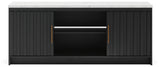 Cadmori Black/White 63" TV Stand