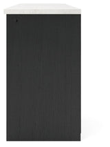 Cadmori Black/White 63" TV Stand