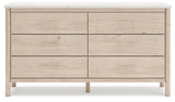 Cadmori Tan/Beige Full Upholstered Platform Bedroom Set by Ashley at Eve Furniture