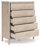 Cadmori Tan/Beige Full Upholstered Platform Bedroom Set by Ashley at Eve Furniture