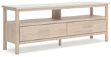 Cadmori Two-tone 71" TV Stand by Ashley at Eve Furniture
