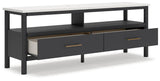 Cadmori Two-tone 71" TV Stand by Ashley at Eve Furniture