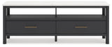 Cadmori Two-tone 71" TV Stand by Ashley at Eve Furniture