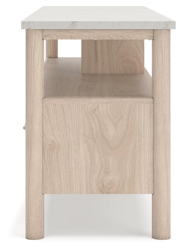 Cadmori Two-tone 71" TV Stand by Ashley at Eve Furniture