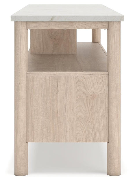 Cadmori Two-tone 71" TV Stand by Ashley at Eve Furniture