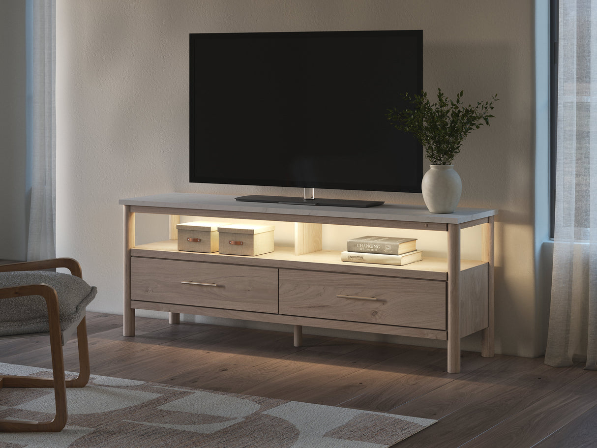 Cadmori Two-tone 71" TV Stand