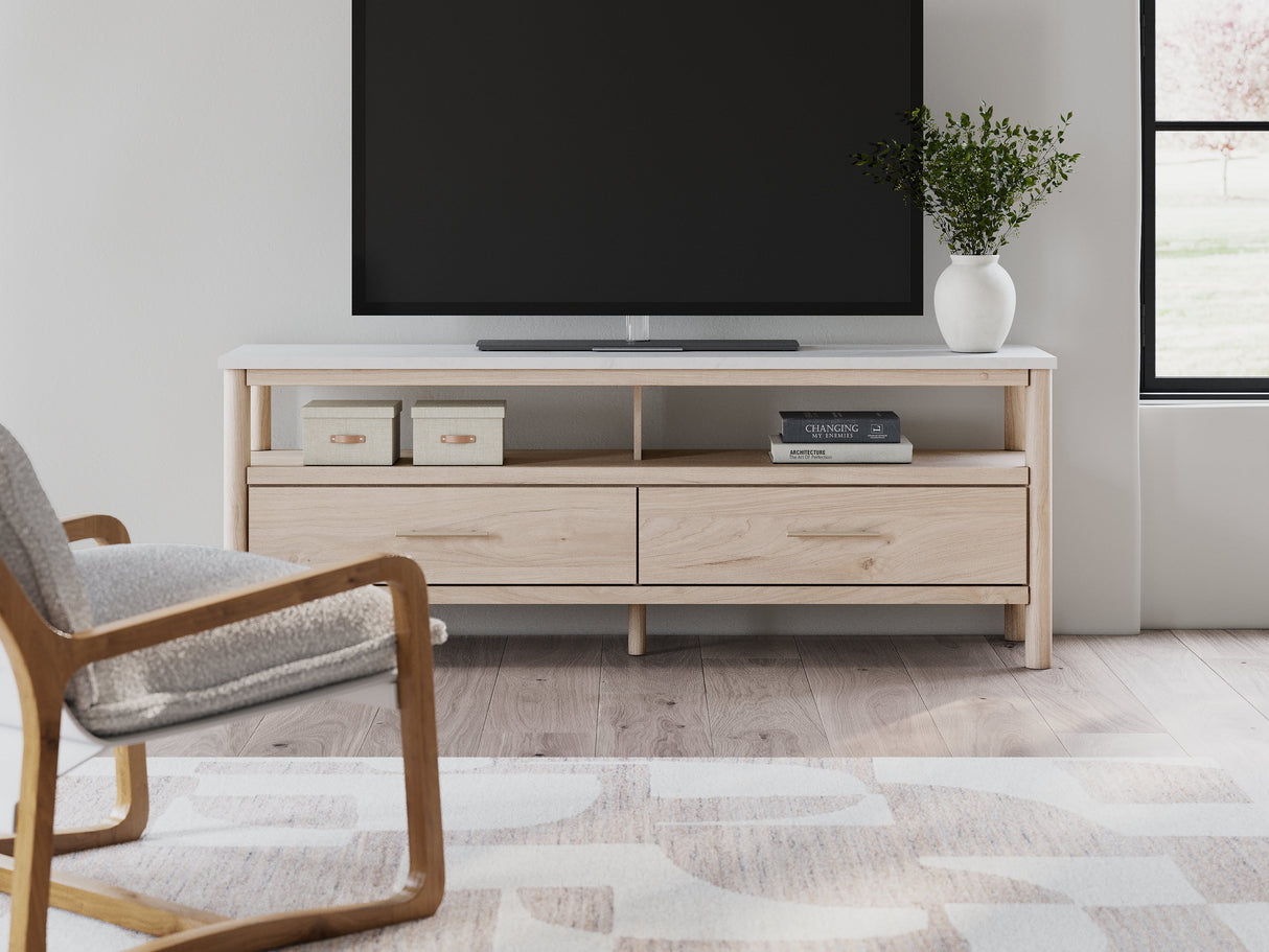 Cadmori Two-tone 71" TV Stand