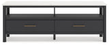 Cadmori Two-tone 71" TV Stand