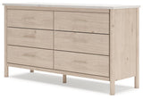 Cadmori Two-tone Dresser by Ashley at Eve Furniture