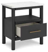 Cadmori Two-tone Nightstand by Ashley at Eve Furniture