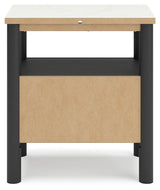 Cadmori Two-tone Nightstand by Ashley at Eve Furniture