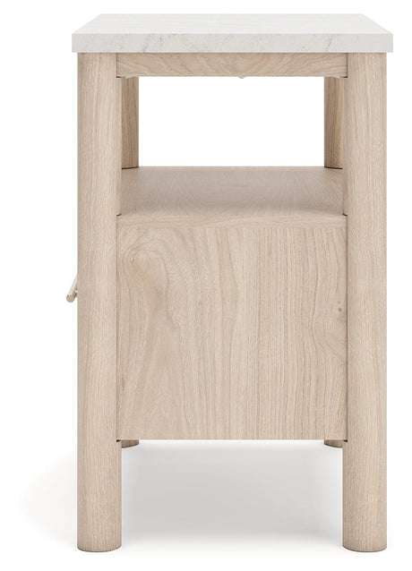 Cadmori Two-tone Nightstand by Ashley at Eve Furniture