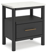 Cadmori Two-tone Nightstand by Ashley at Eve Furniture