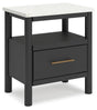 Cadmori Two-tone Nightstand by Ashley at Eve Furniture