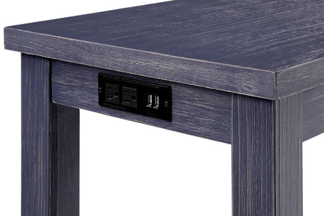 Caerleon Antique Blue/Gray 4 Pc. Counter Ht. Set by Furniture of America at Eve Furniture