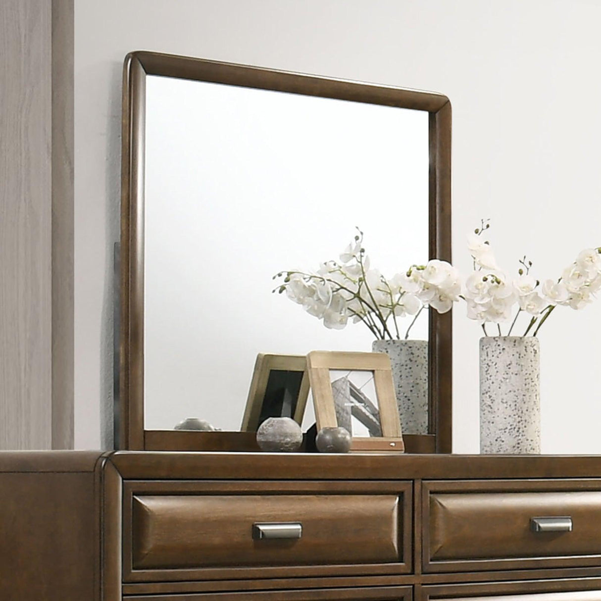 Caerwys Brown Mirror by Furniture of America at Eve Furniture